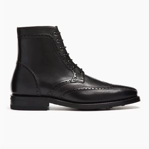 Thursday Boot Company, black leather wingtips. Gently worn.